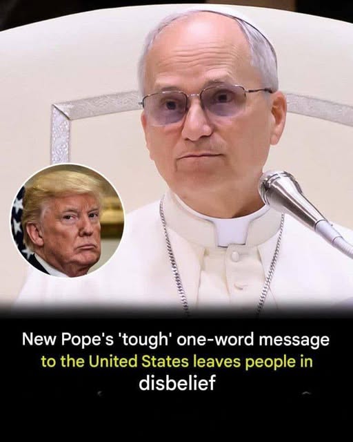 Pope’s one-word message to the United States