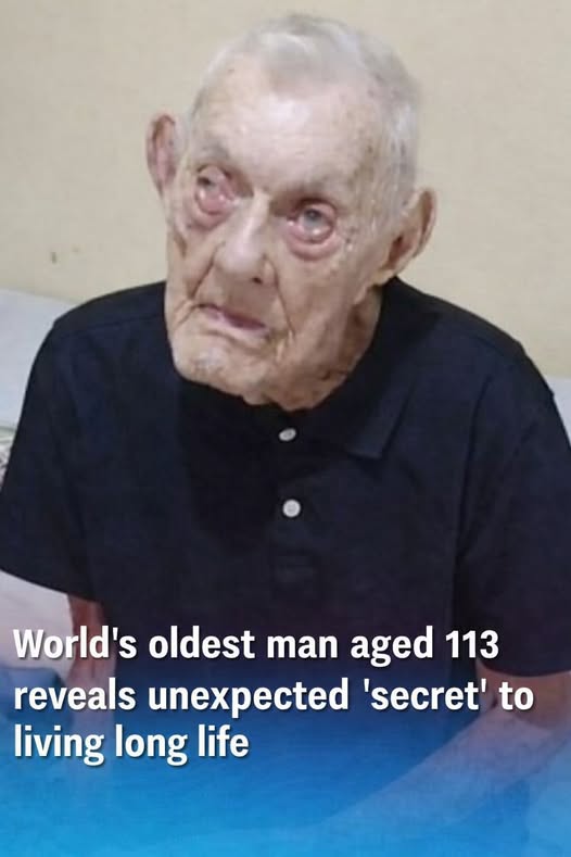 World’s Oldest Man, 113, Shares the Unexpected