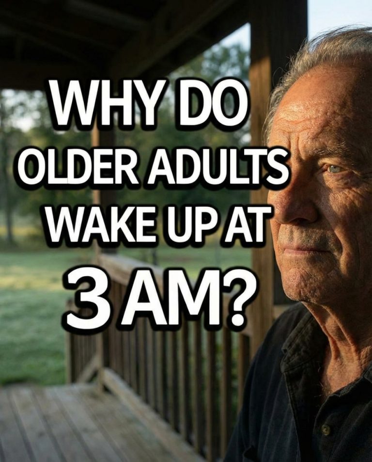 Why do older people wake up at 3 a.m