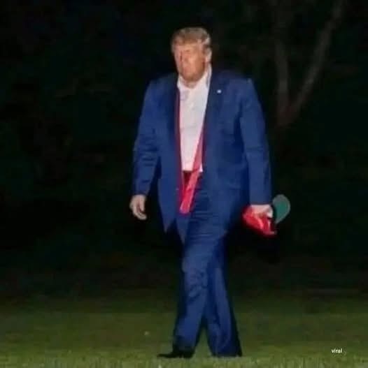 Late-Night Sighting: Trump Spotted With Mys