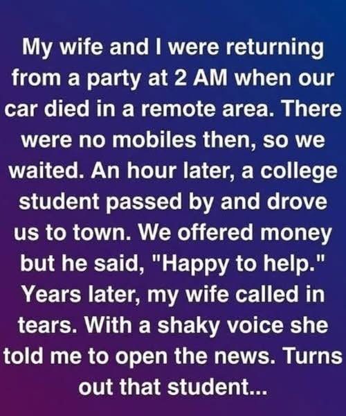 How One Selfless Student Made a Difference