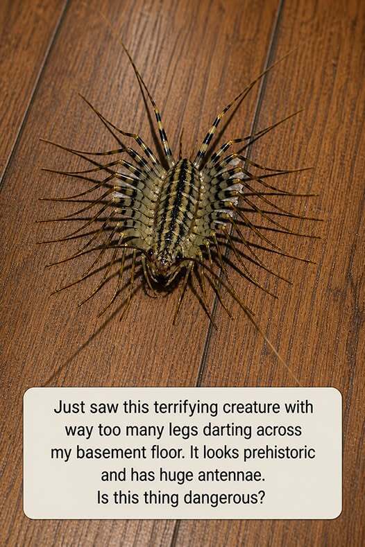 I just saw a nightmare with too many legs in my