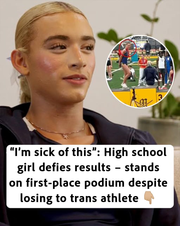 High school girl claims first-place podium spot