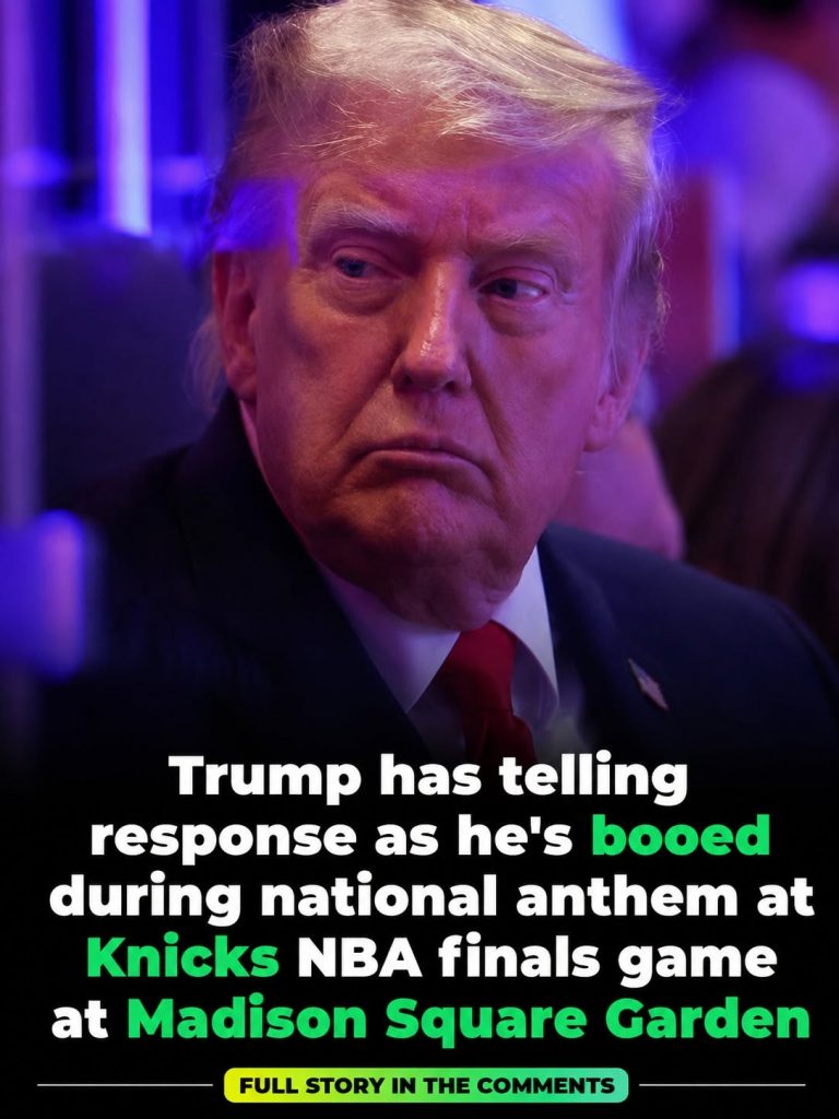 Trump has telling response as he’s booed