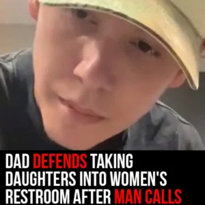Dad defends taking daughters into women’s restr