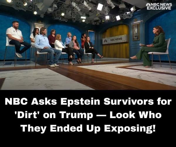 NBC Asks Epstein Survivors for ‘Dirt’ on Trump