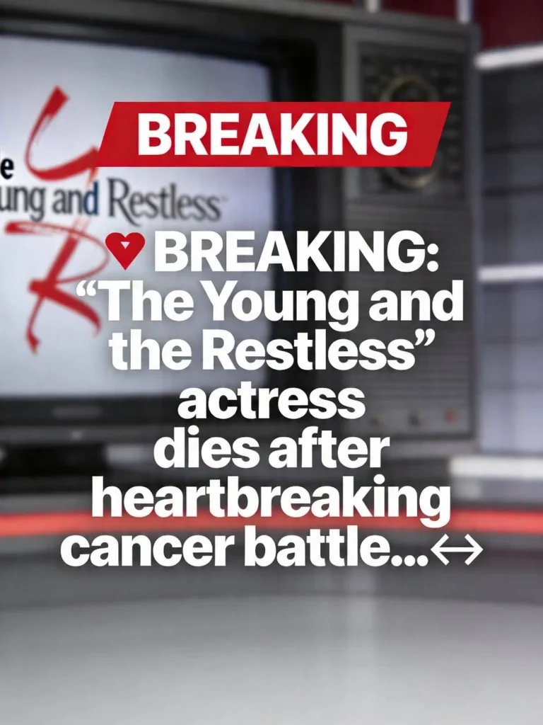 BREAKING: ‘The Young and the Restless’ Actres