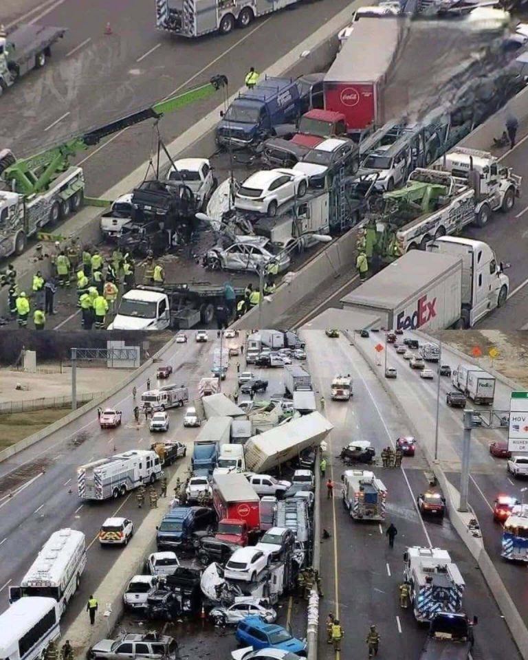 Unfortunately, massive accident leaves more t