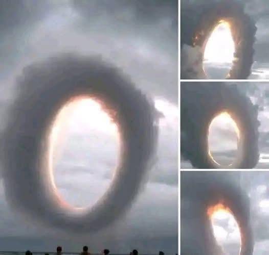 Strange clouds appear in the sky due t