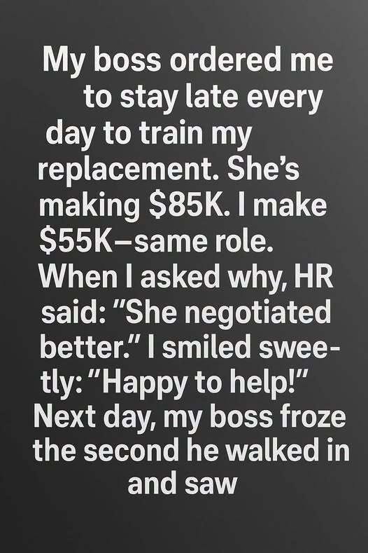 I Was Asked to Train My Higher-Paid Replac