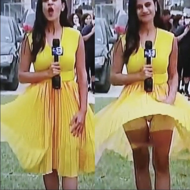 Viral Moment: Reporter Caught In U