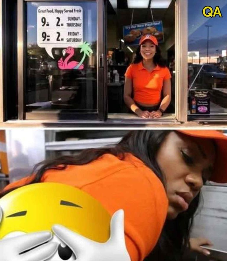 This woman was caught having